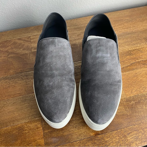 Vince Garvey Sneaker Grey Suede Pointed Toe Size 9.5. - Picture 2 of 11